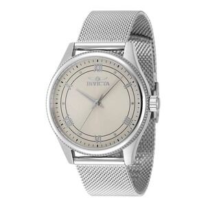 Invicta Celestial Sophia Women Watch 48486 Silver Stainless Steel Mesh 36mm New